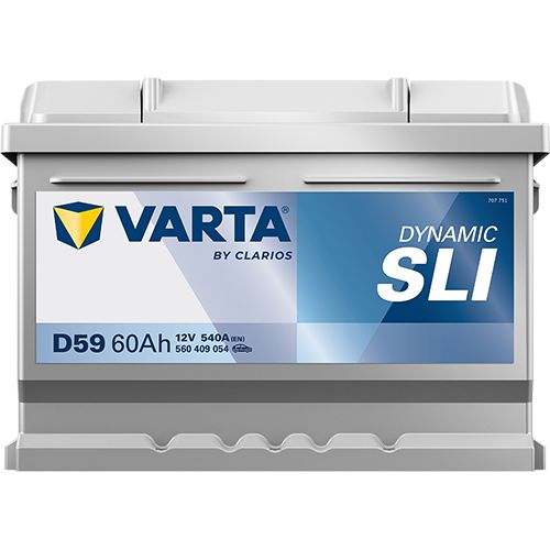 Varta D59 Car Battery Type 075 (560409054)  